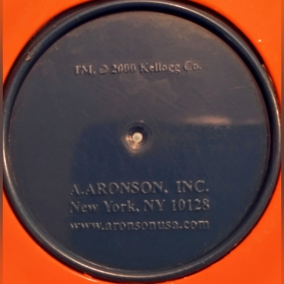 Kellogg's Tony the Tiger Blue Cereal Bowl 2000  Y2K Vintage Plastic - Picture 8 of 8